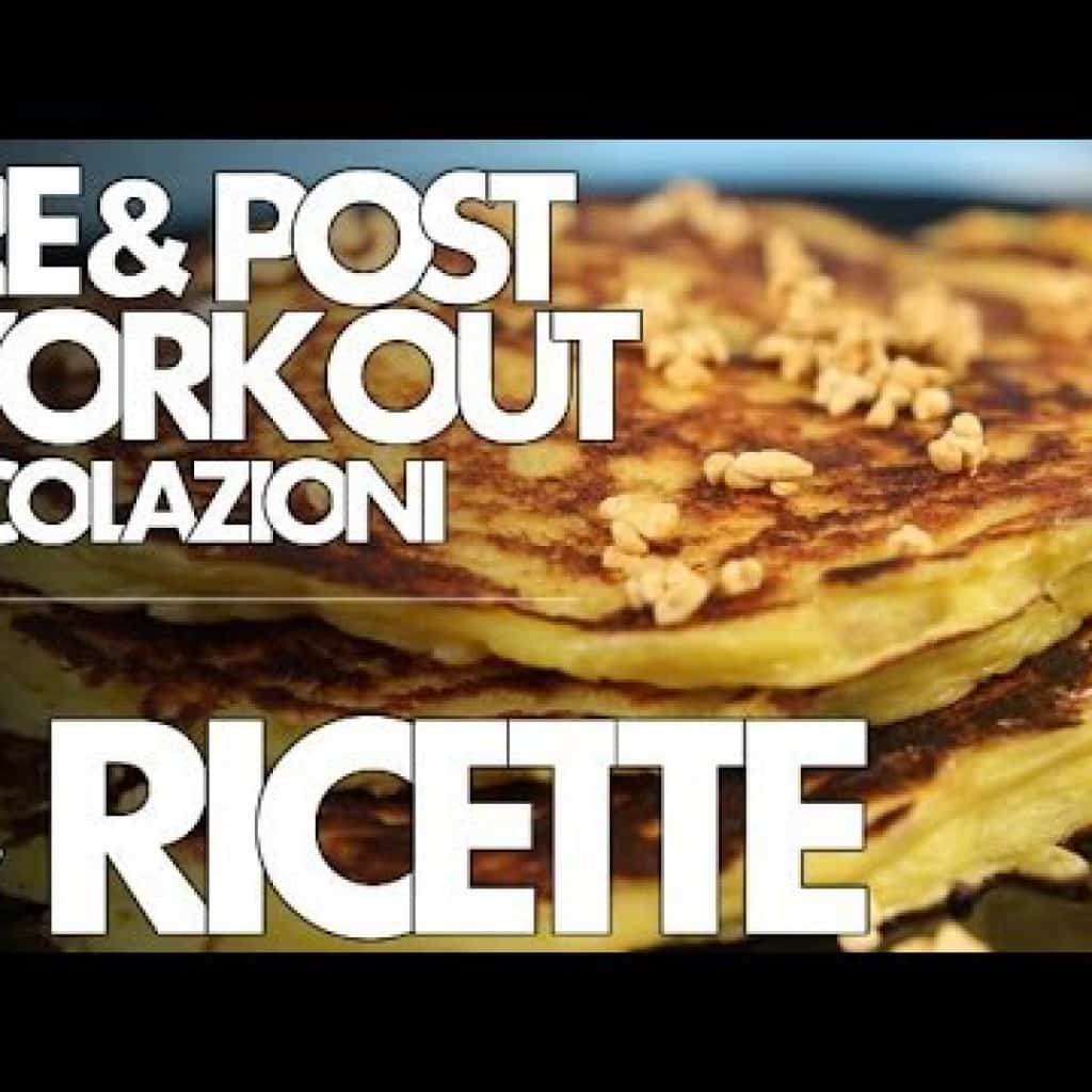 4 ricette pre post workout