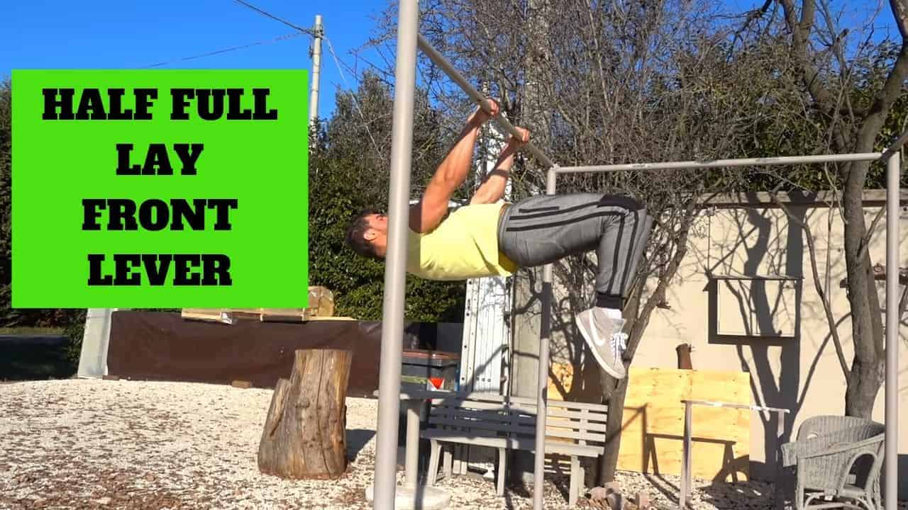 Half Full Lay Front Lever