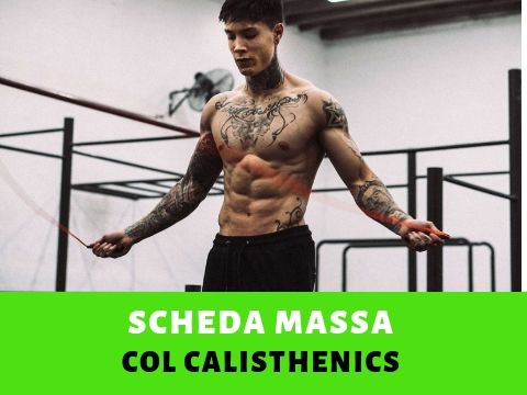 Scheda Massa Muscolare con il Calisthenics