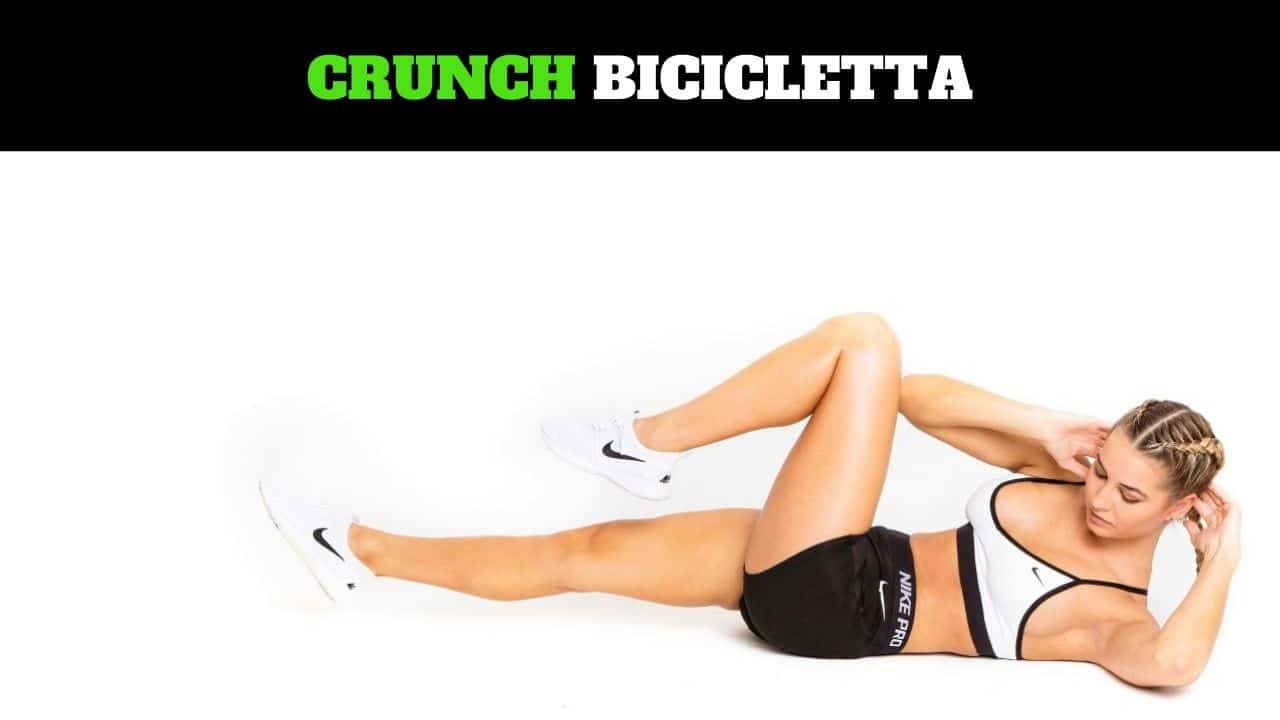 Crunch bicicletta (bicycle crunch)