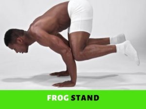 Frog stand nel calisthenics