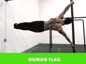 Tecnica e progressioni della bandiera umana (human flag)
