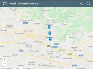 mappa parchi calisthenics Brescia