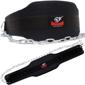Armageddon Sports cintura per zavorre con catena da 120 cm